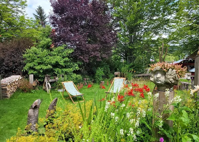 Blick In Den Garten Lägenhet