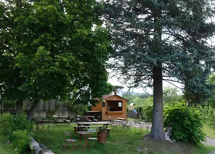 Blick In Den Garten Lägenhet Holzschlag